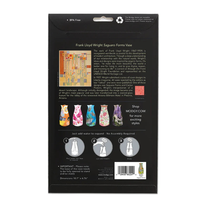 Modgy Expandable Vase - Frank Lloyd Wright – Saguaro