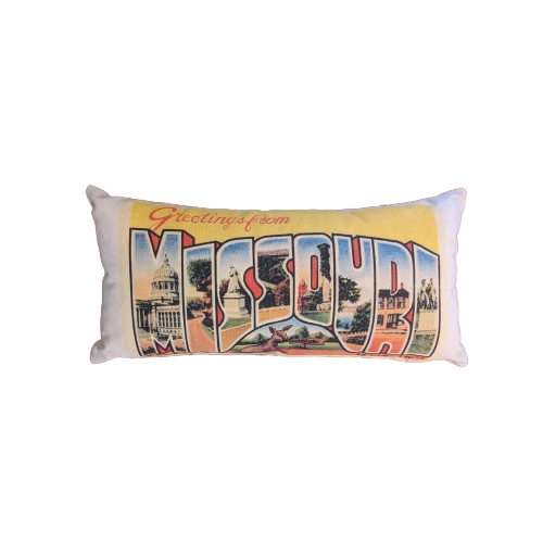 Missouri Greetings Lumbar Pillow
