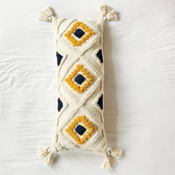 Patina Vie Diamond Tufted Rectangle Pillow Cover - Amalfi Coast